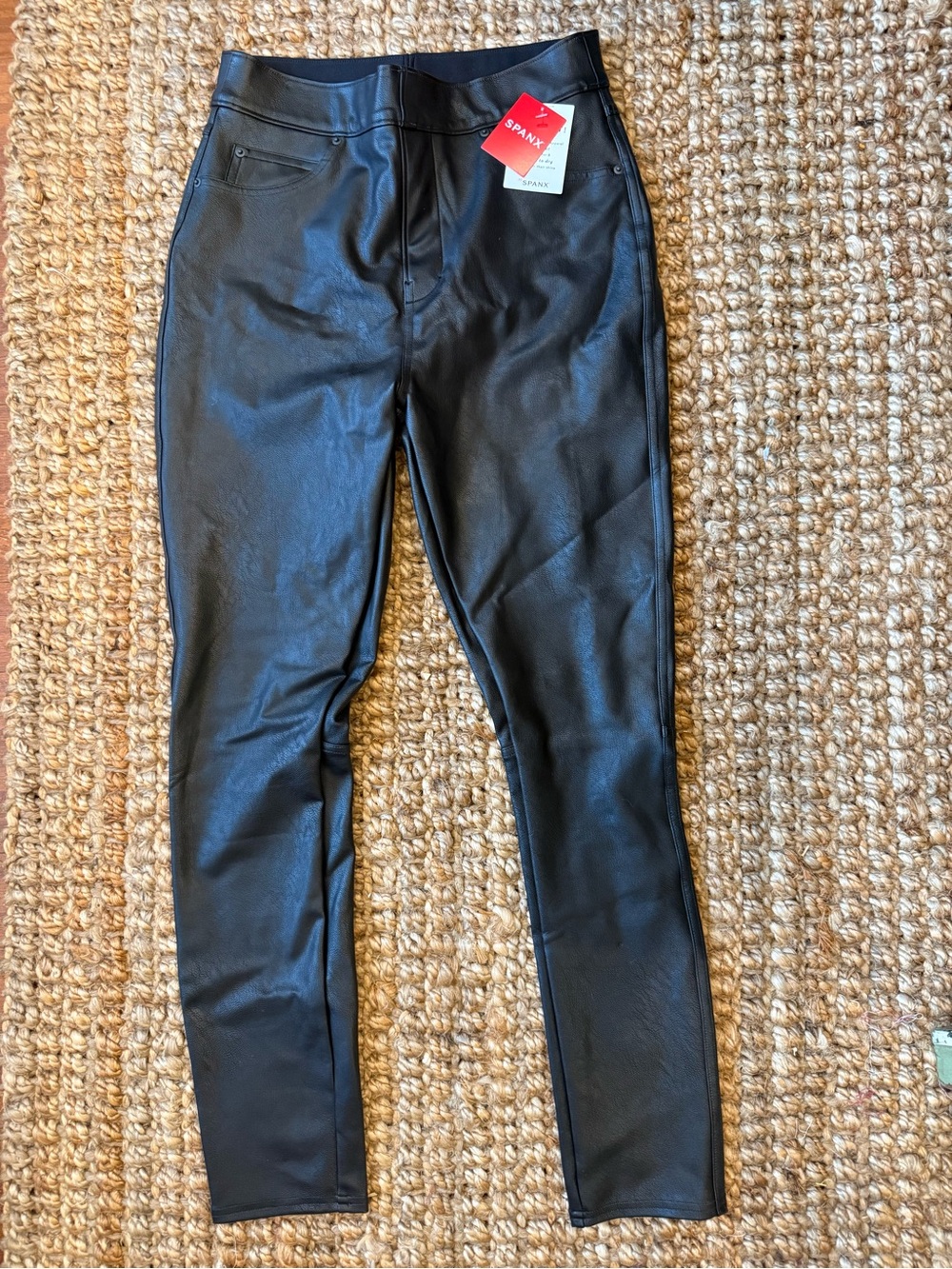 SPANX Faux leather skinny pants size S